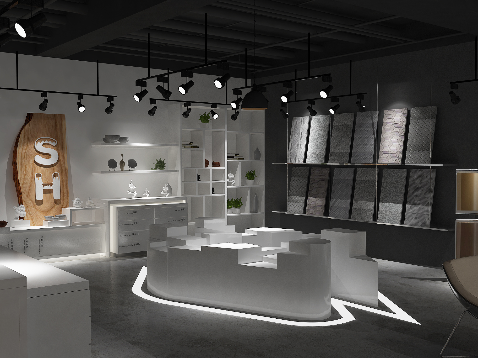 不銹鋼建材展廳 成都展廳設(shè)計(jì)的未來(lái)空間美學(xué)