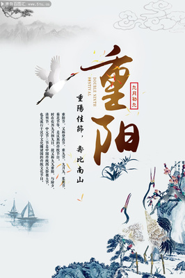 中國風(fēng)重陽節(jié)海報設(shè)計 傳承與創(chuàng)新的完美融合